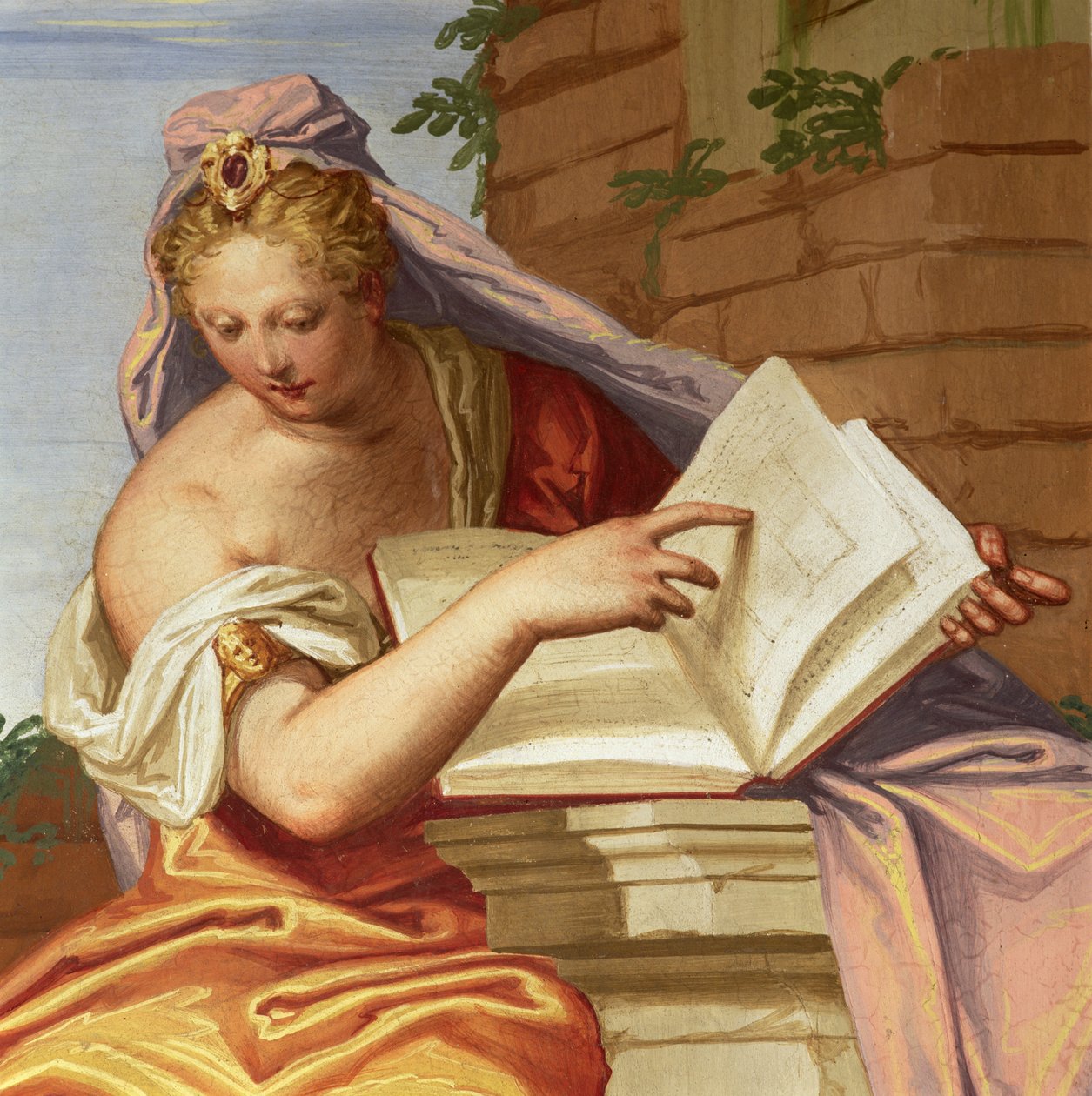 Architecture (detail) by Giambattista 1526 78 Zelotti
