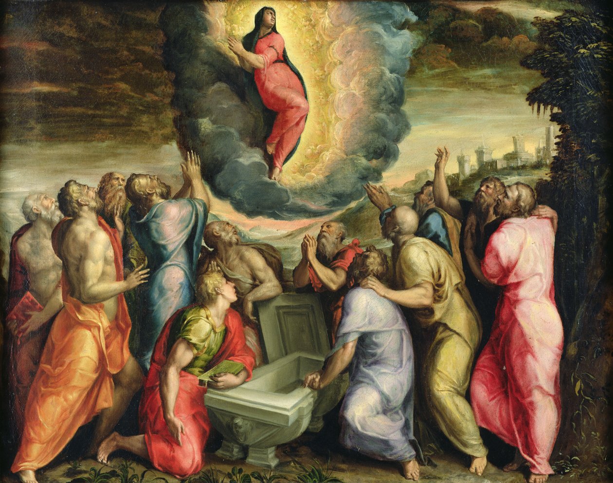 The Assumption of the Virgin by Giovanni Battista Moroni