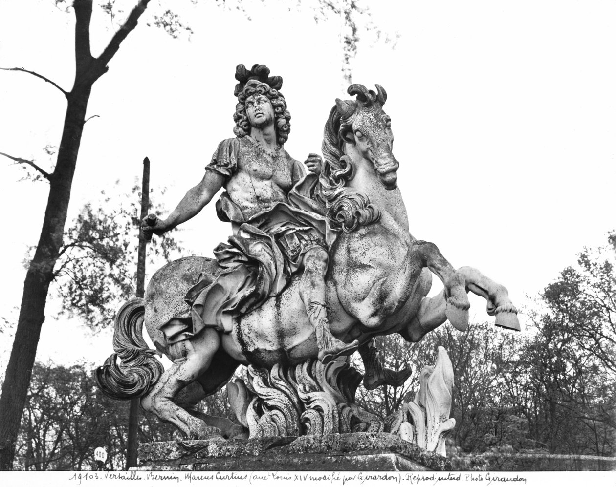 Equestrian statue of Louis XIV by Gian Lorenzo Bernini