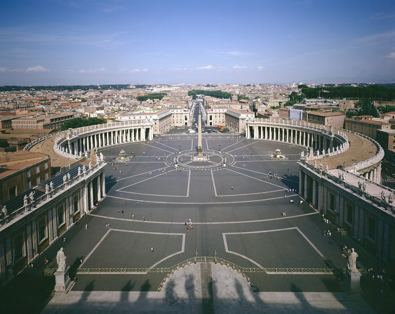 View of the Piazza by Gian Lorenzo Bernini