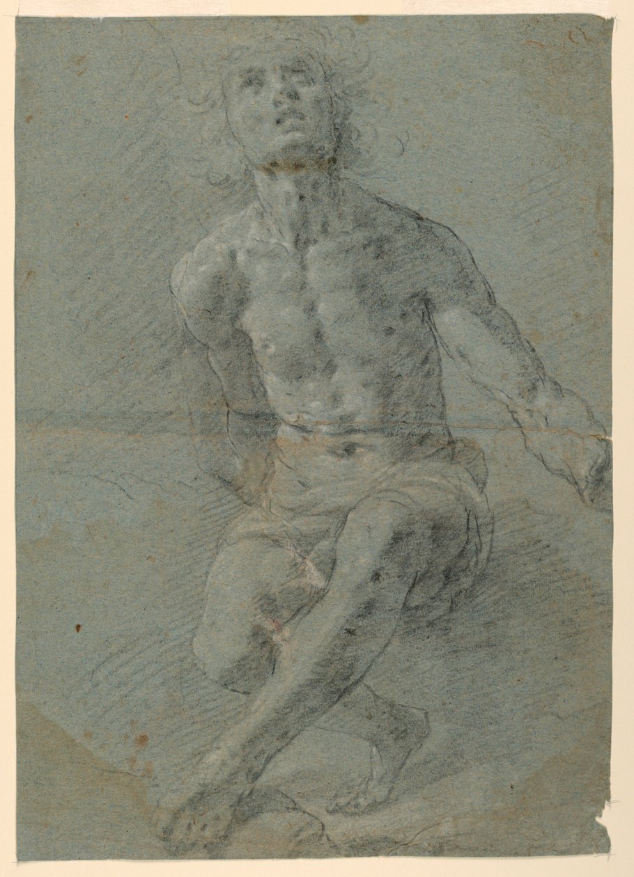 Study for a Male Nude by Gian Giacomo Barbelli