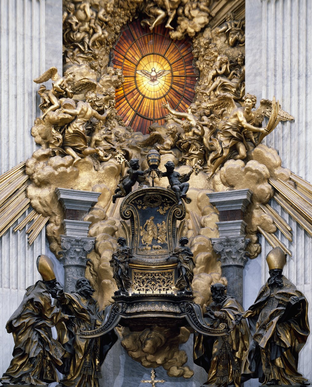 Chair of St Peter by Gian Lorenzo Bernini