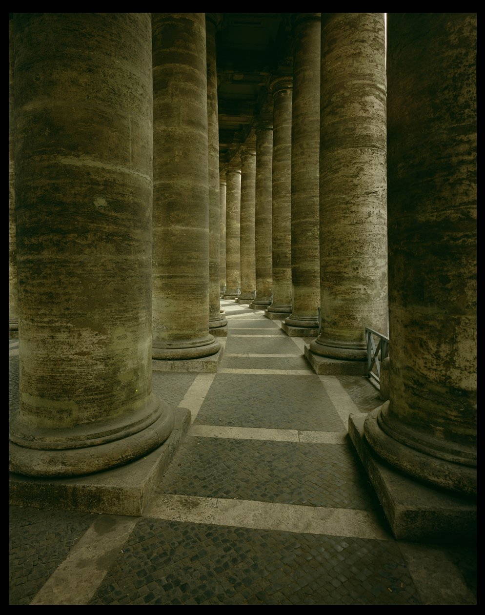 View Inside the Colonnade by Gian Lorenzo Bernini