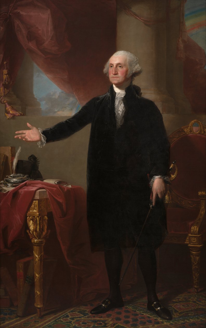 George Washington (Lansdowne Portrait) by Gilbert Stuart