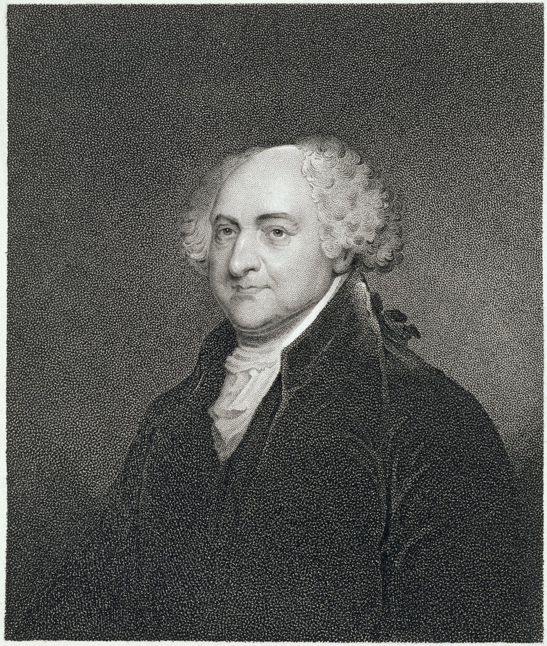 John Adams, engraved by James Barton Longacre by Gilbert Stuart