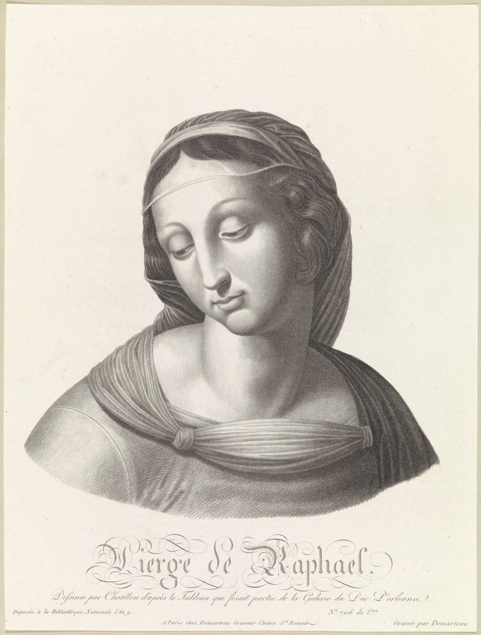 Mary by Gilles Demarteau