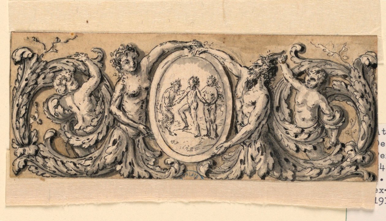Design for Carved Panel by Gilles Paul Cauvet