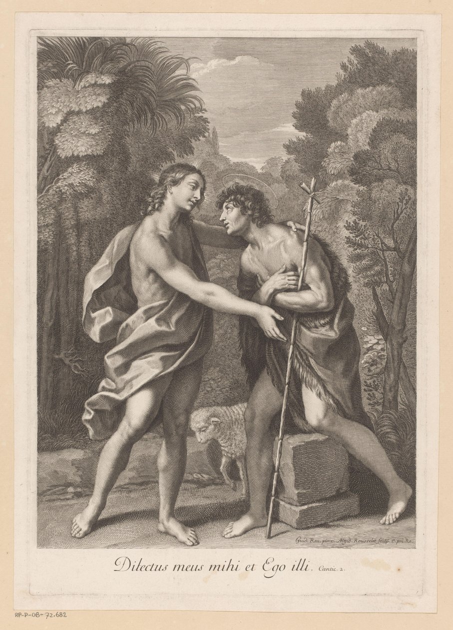 Christ and John the Baptist by Gilles Rousselet