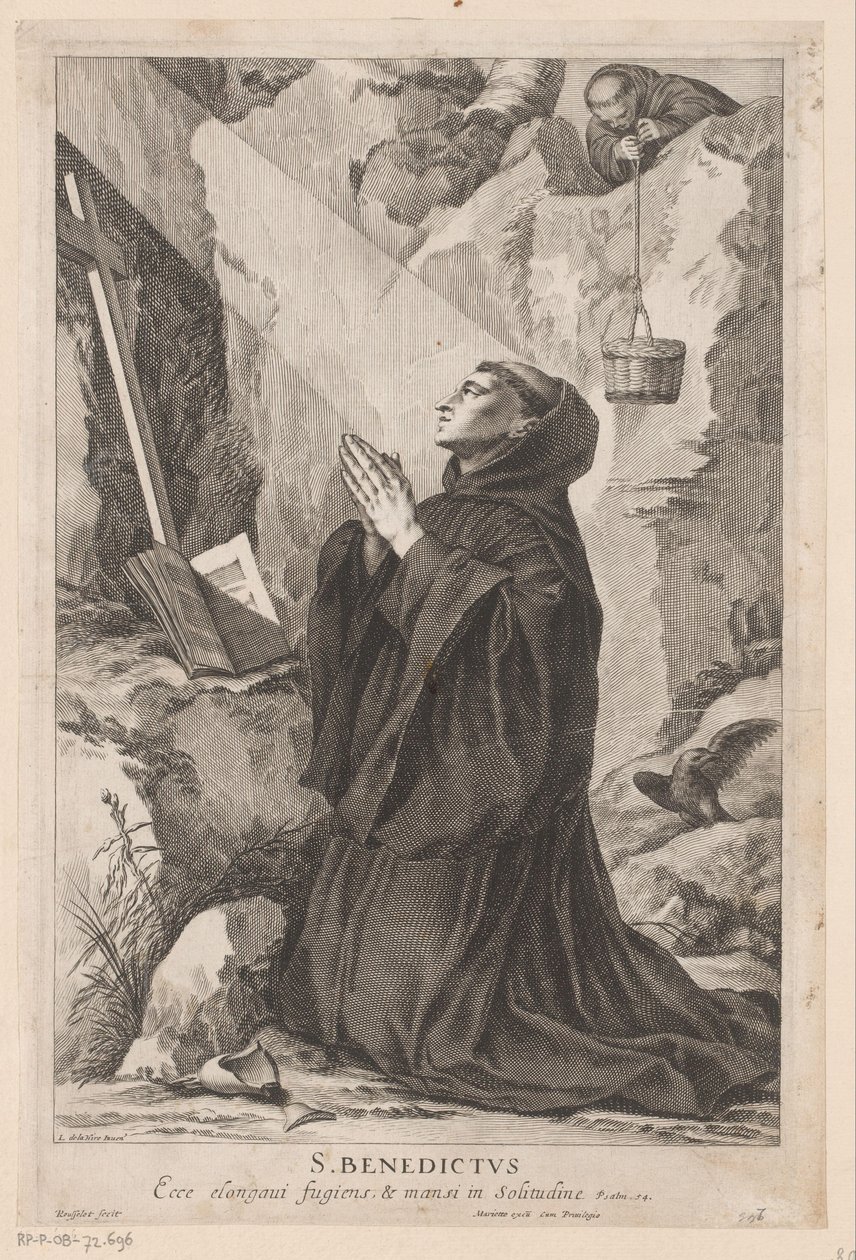 Saint Benedict by Gilles Rousselet