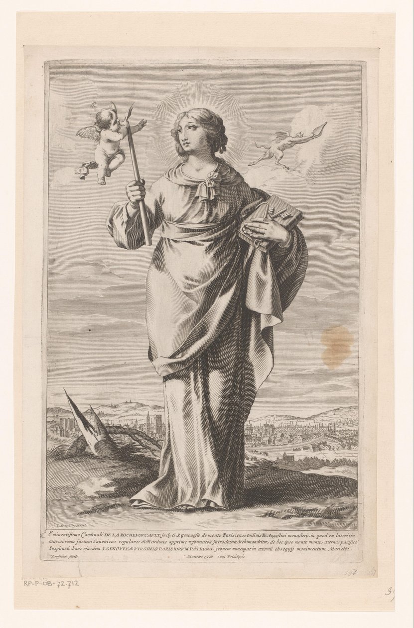 Saint Genevieve of Paris by Gilles Rousselet