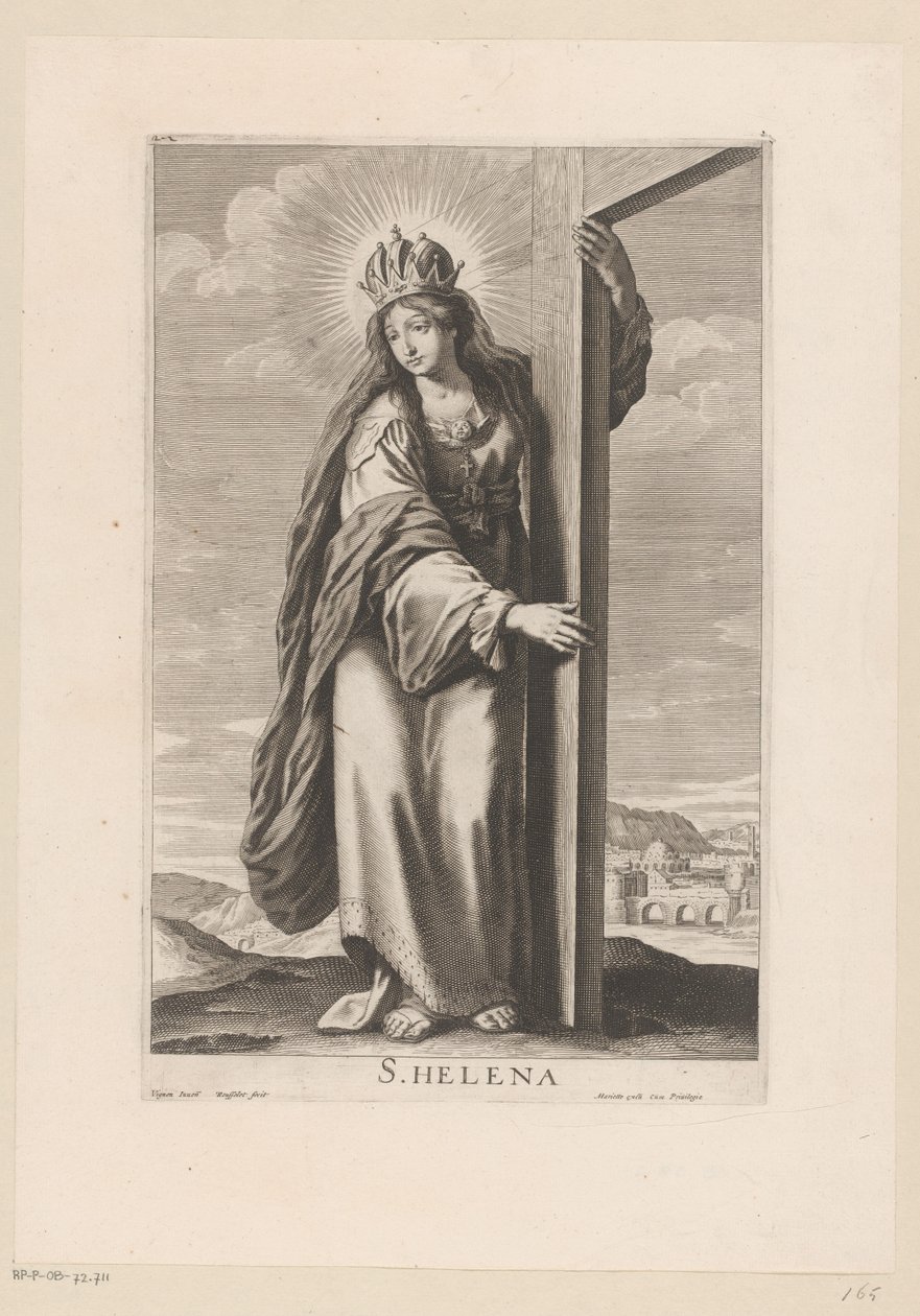 Saint Helena at the Cross by Gilles Rousselet