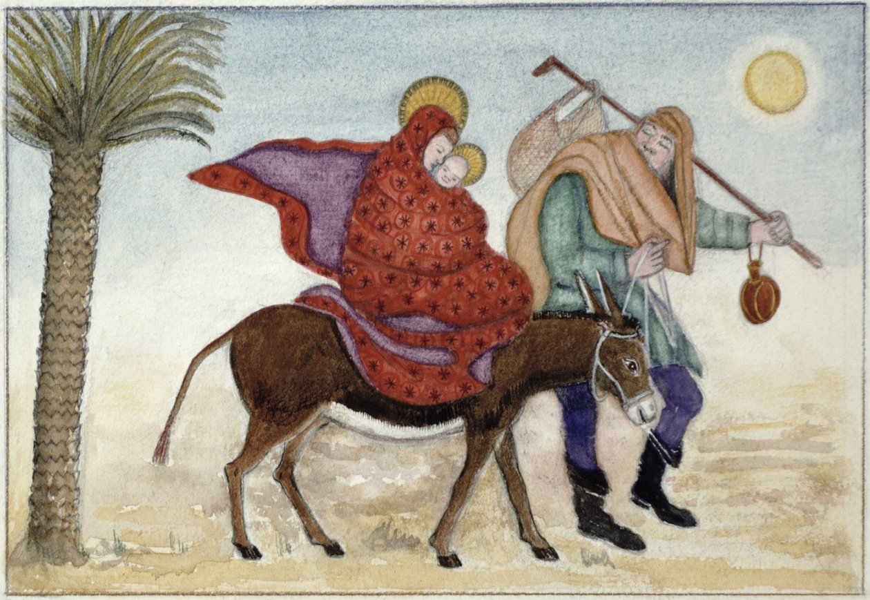 Flight Into Egypt III by Gillian Lawson