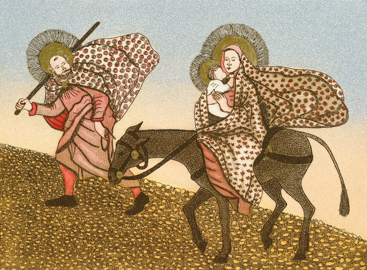 Flight Into Egypt II by Gillian Lawson