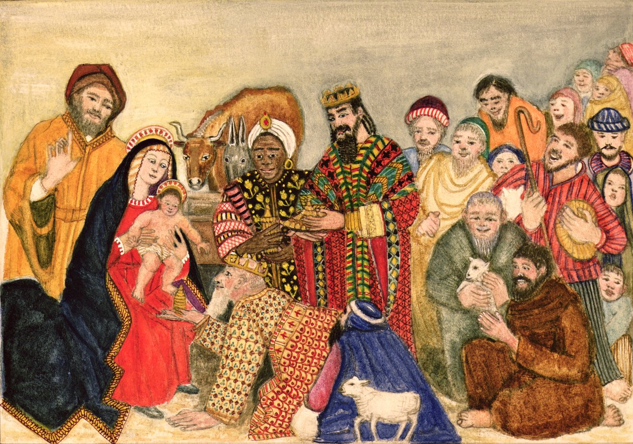 Nativity Scene by Gillian Lawson