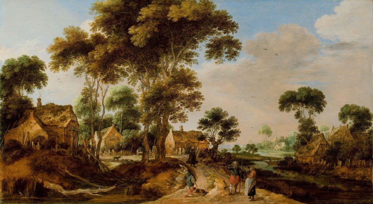 The Country Road by Gillis Claesz de Hondecoeter