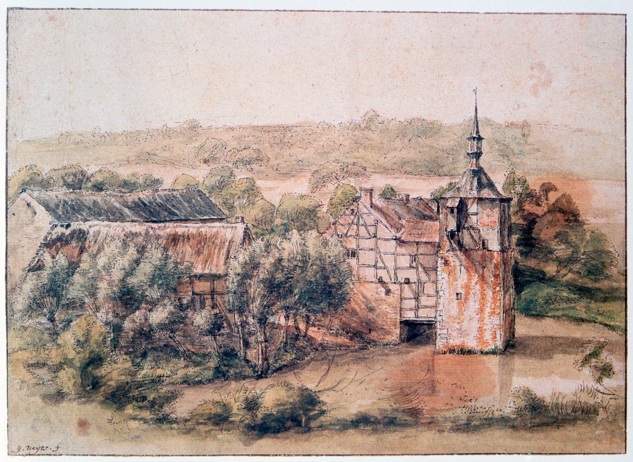 Landscape with Houses by Gillis Neyts