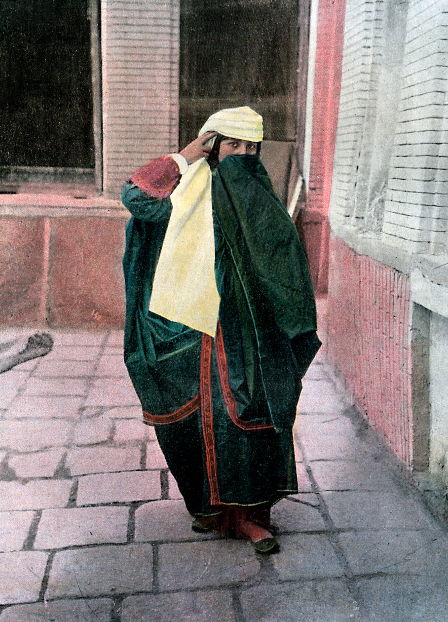 Persian Woman in Traditional Costume by Gillot