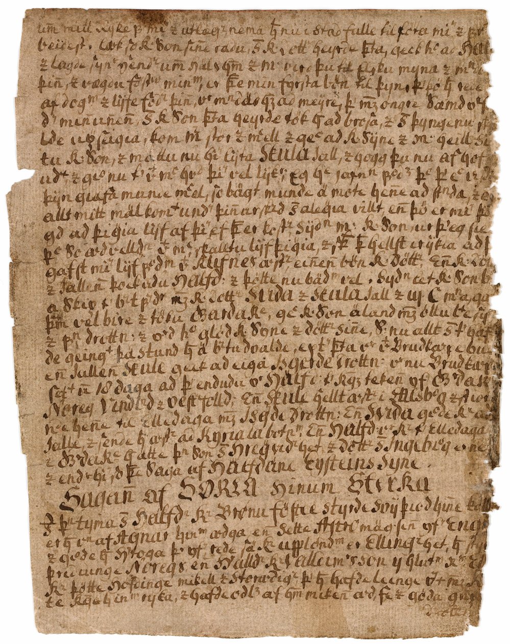 Sörla saga sterka F. 8v of Rask 32 by Gilwellian