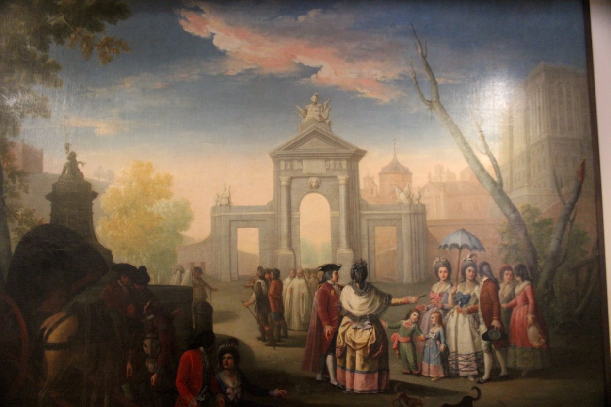 The Gate of San Vicente by Ginés Andrés de Aguirre