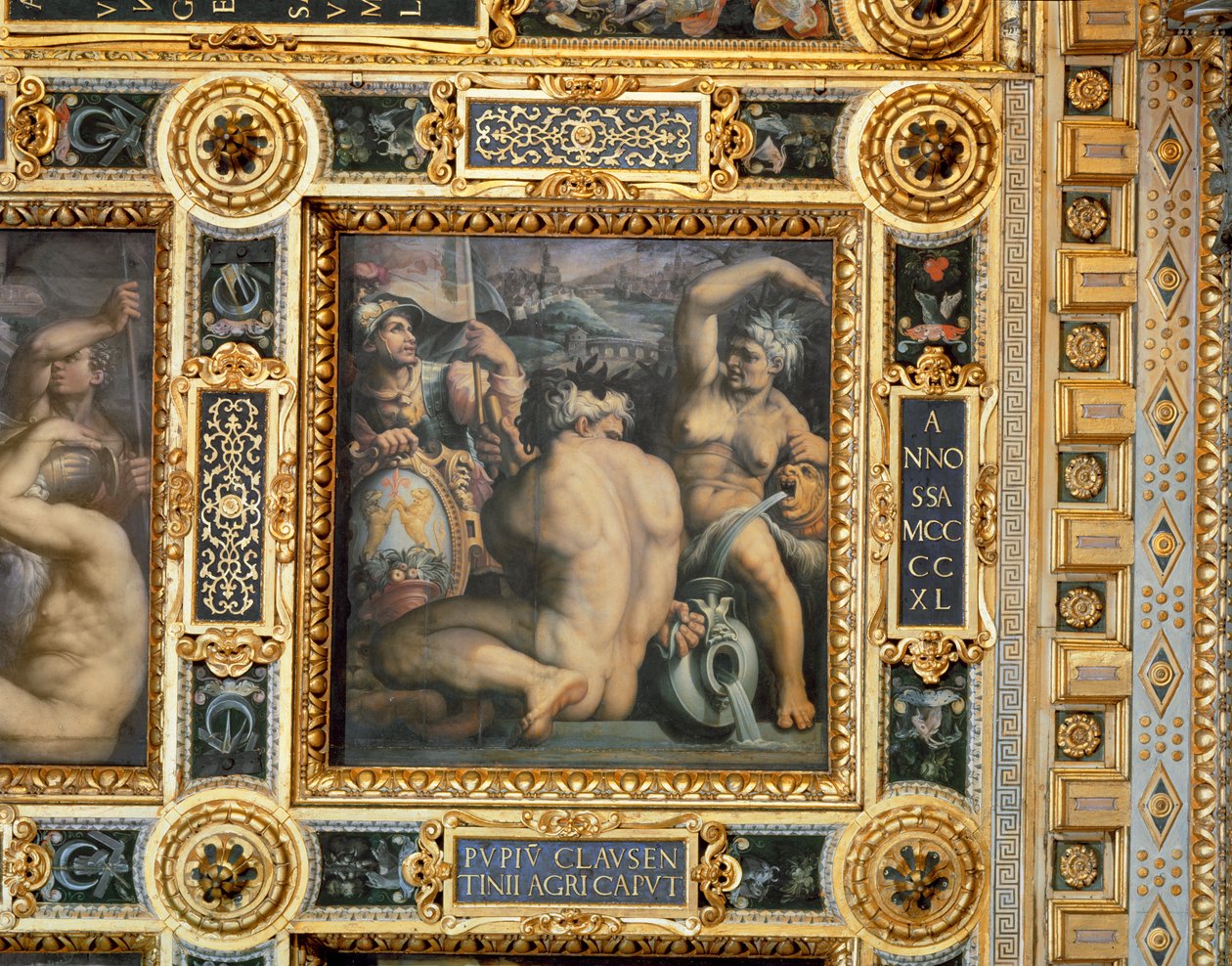 Allegory of the Casentino region from the ceiling of the Salone dei Cinquecento, 1565 by Giorgio Vasari