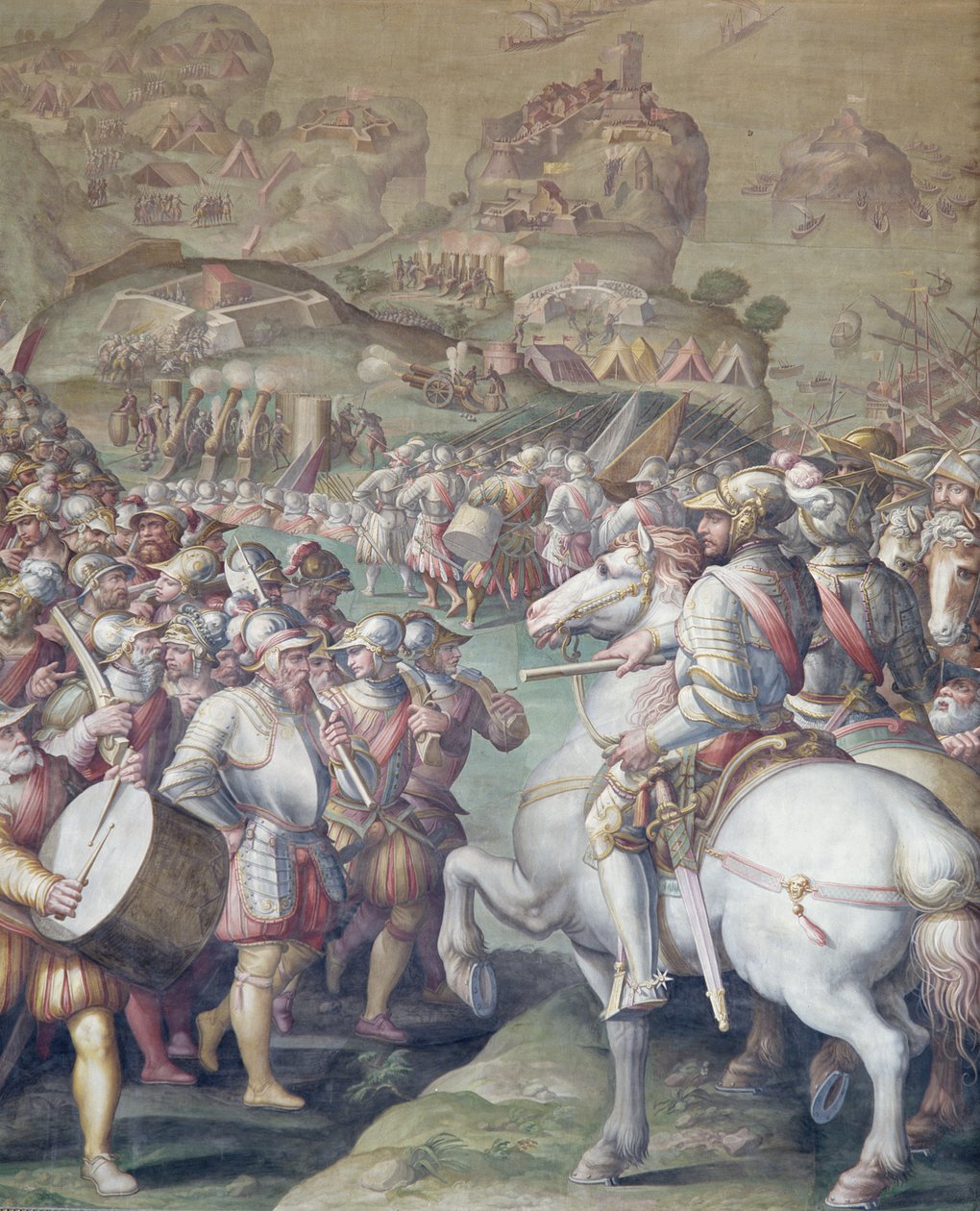 Capture of the Porto Ercole, 1555-72 by Giorgio Vasari