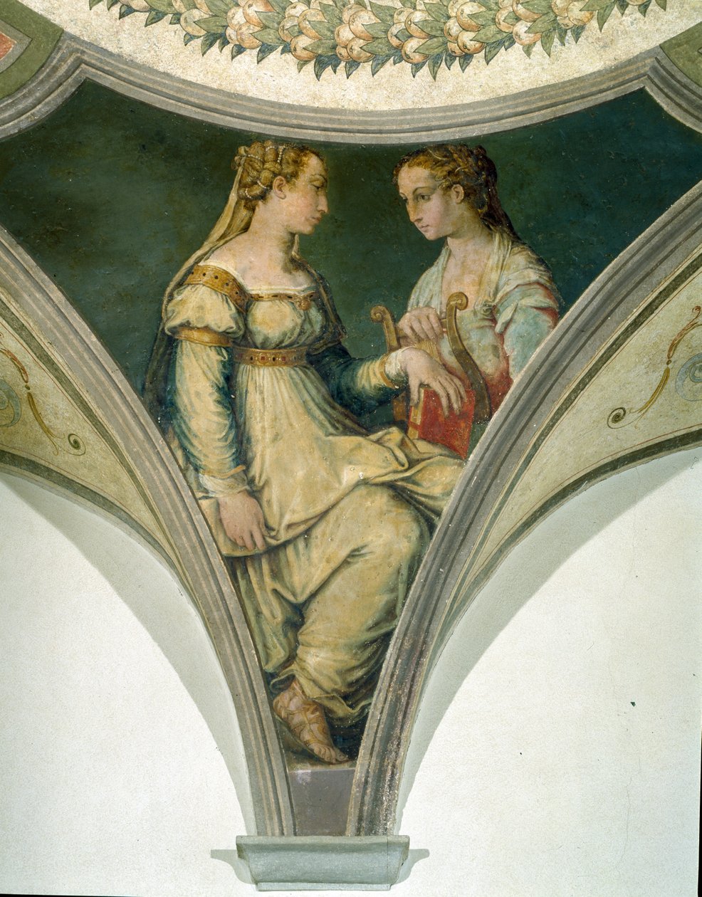 Muse, Camera di Apollo e delle Muse by Giorgio Vasari
