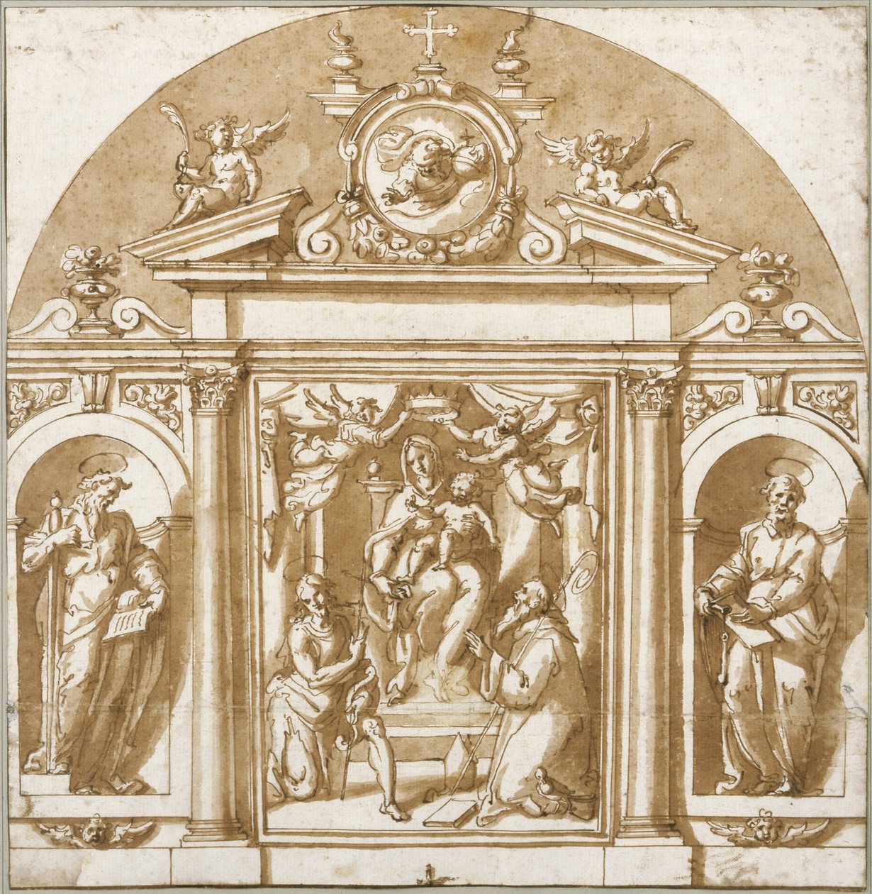 Virgin and Saints by Giorgio Vasari