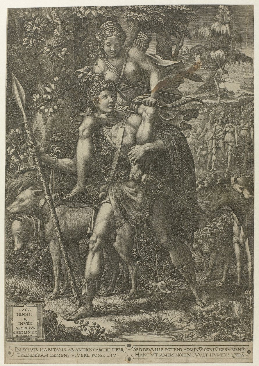 Allegory of the Hunt by Giorgio Ghisi