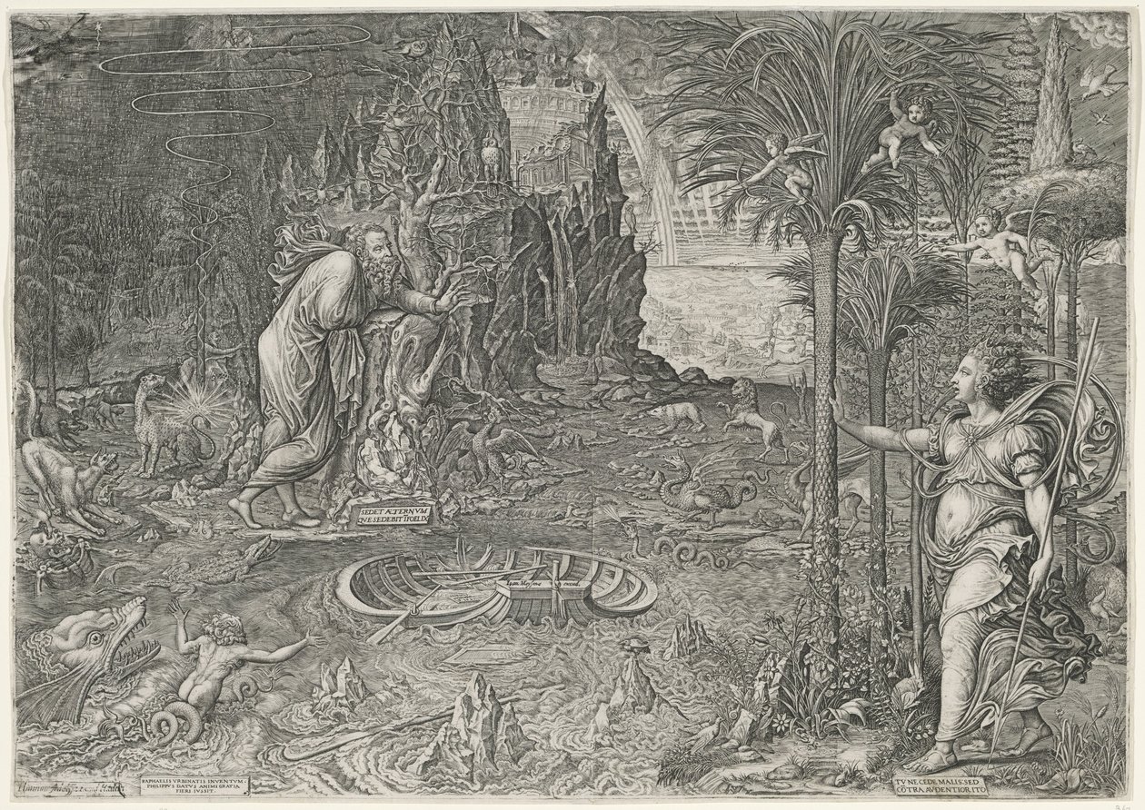 Allegory of Life by Giorgio Ghisi