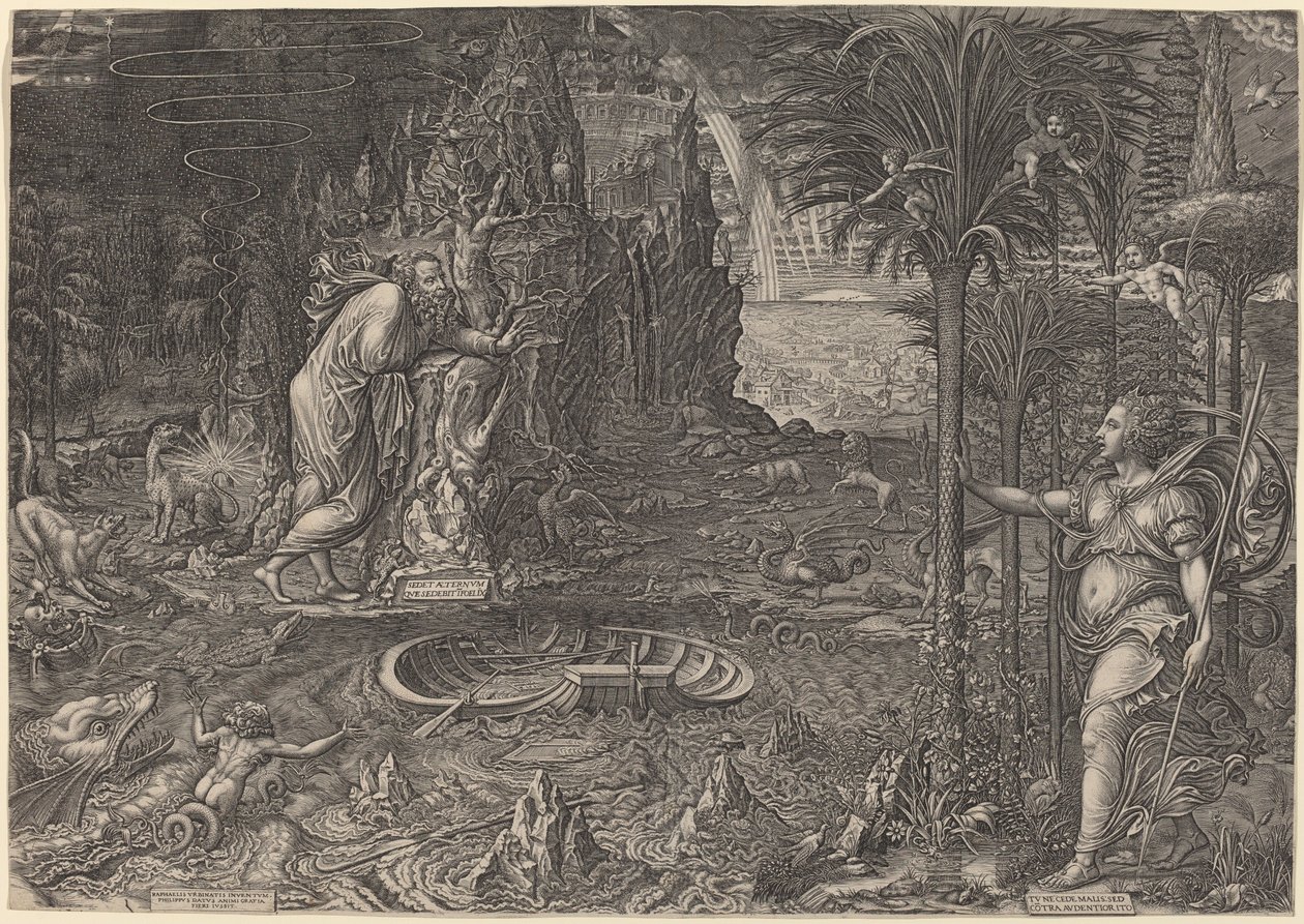 Allegory of Life by Giorgio Ghisi