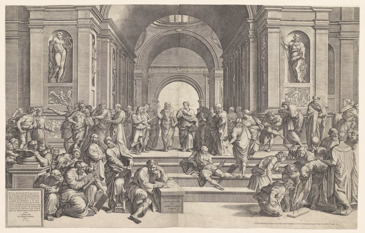 The School of Athens by Giorgio Ghisi