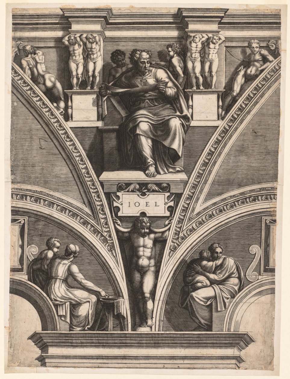 The Prophet Joel by Giorgio Ghisi