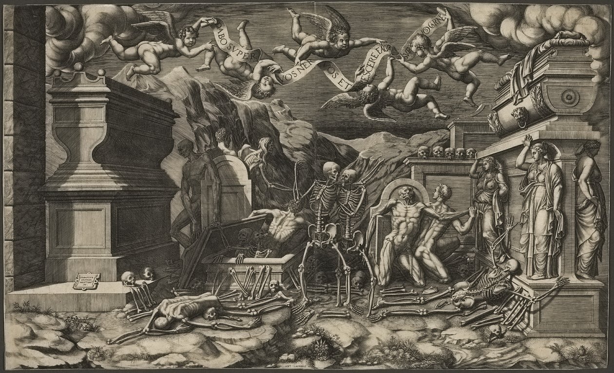 The Vision of Ezekiel by Giorgio Ghisi