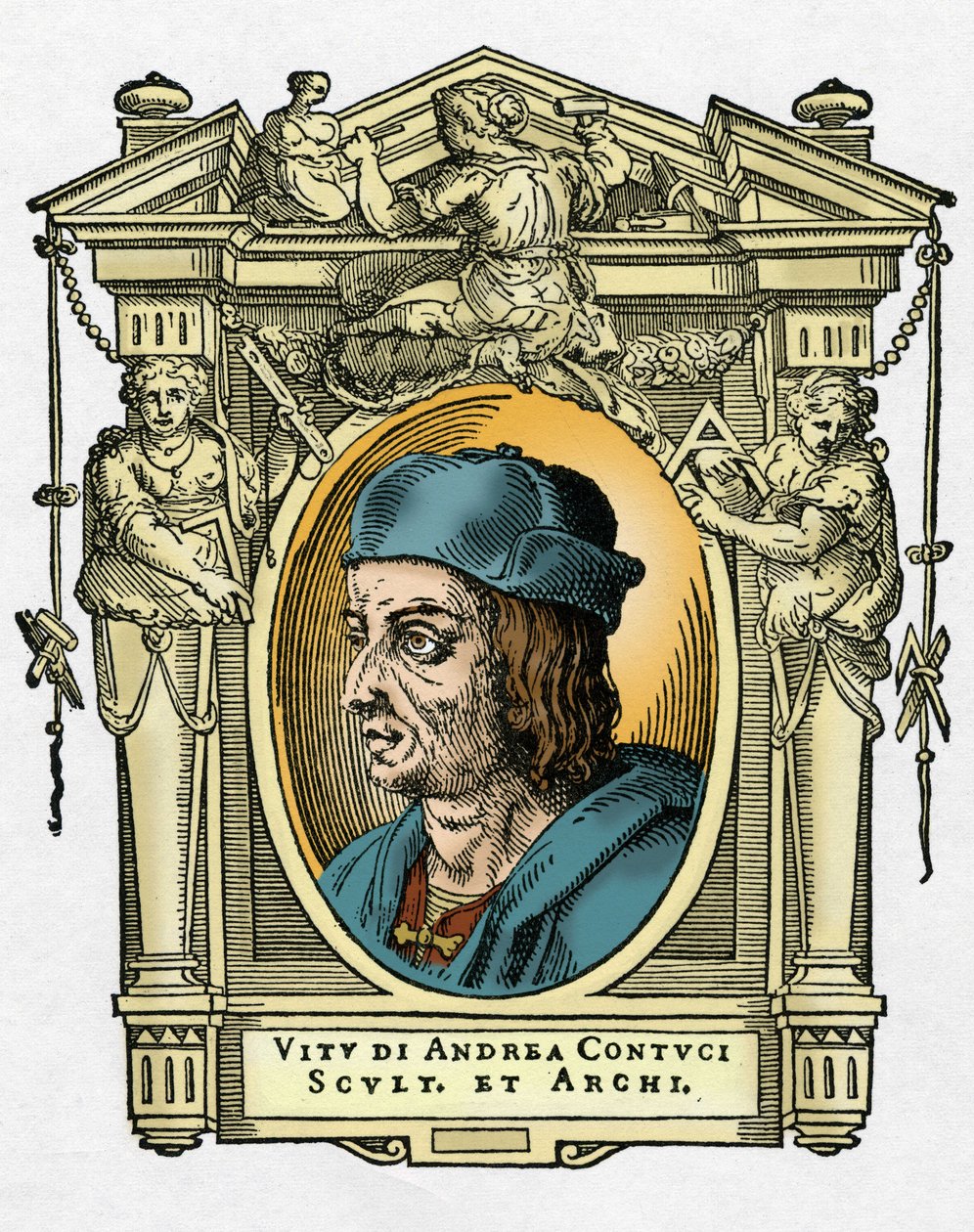 Portrait of Jacopo Sansovino by Giorgio Vasari
