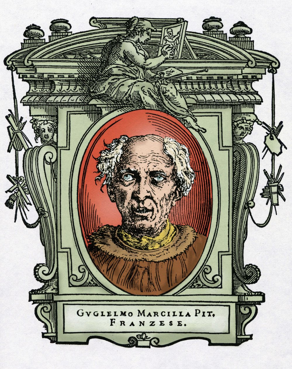 Portrait of William of Marcillat by Giorgio Vasari