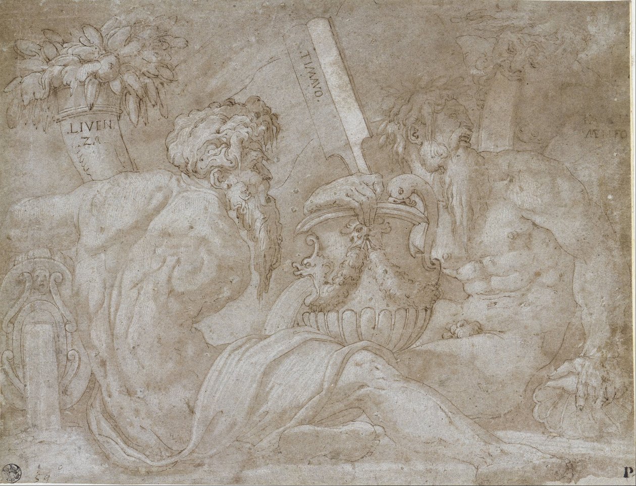 Three River Gods by Giorgio Vasari