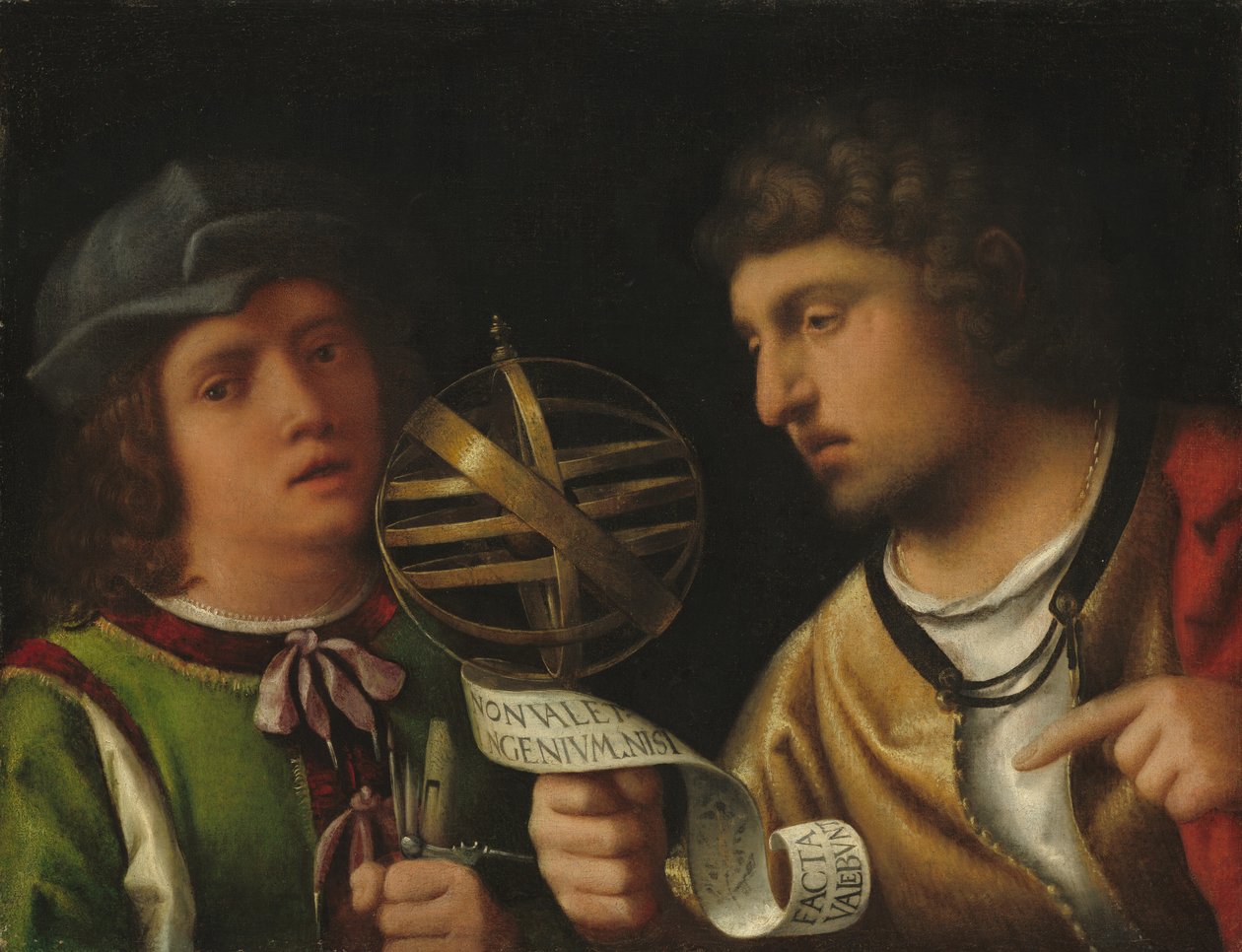 Giovanni Borgherini and His Tutor by Giorgione