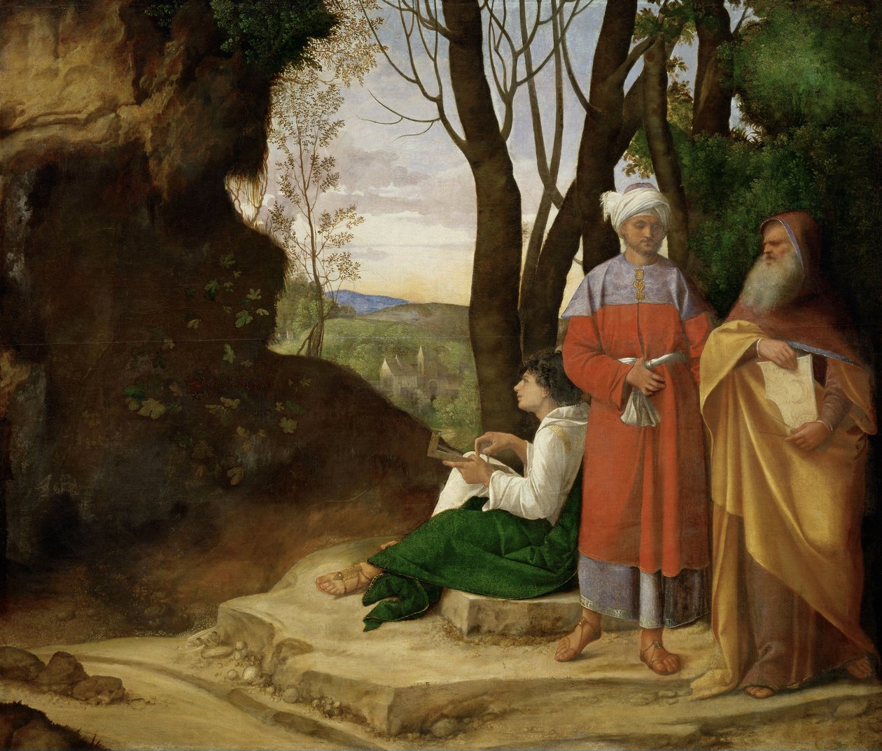 Three Philosophers by Giorgione