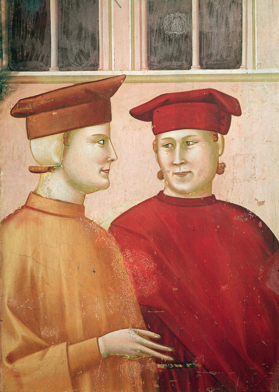 St Francis Honoured by a Simple Man (detail) by Giotto di Bondone
