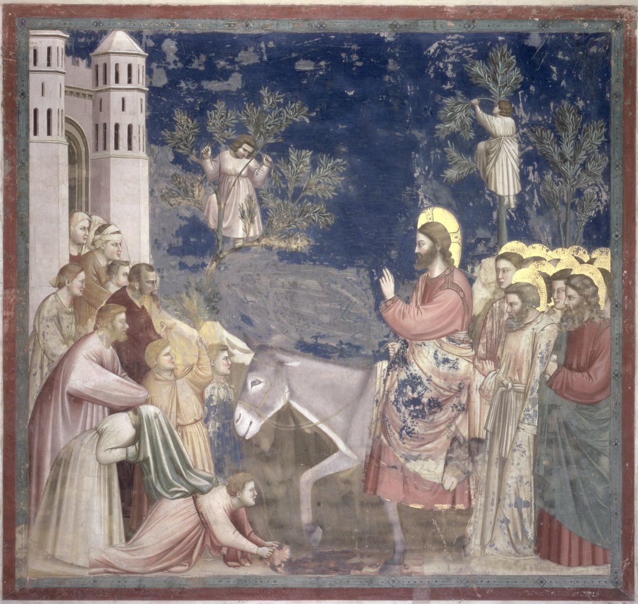 The Entry into Jerusalem, c.1305 by Giotto di Bondone