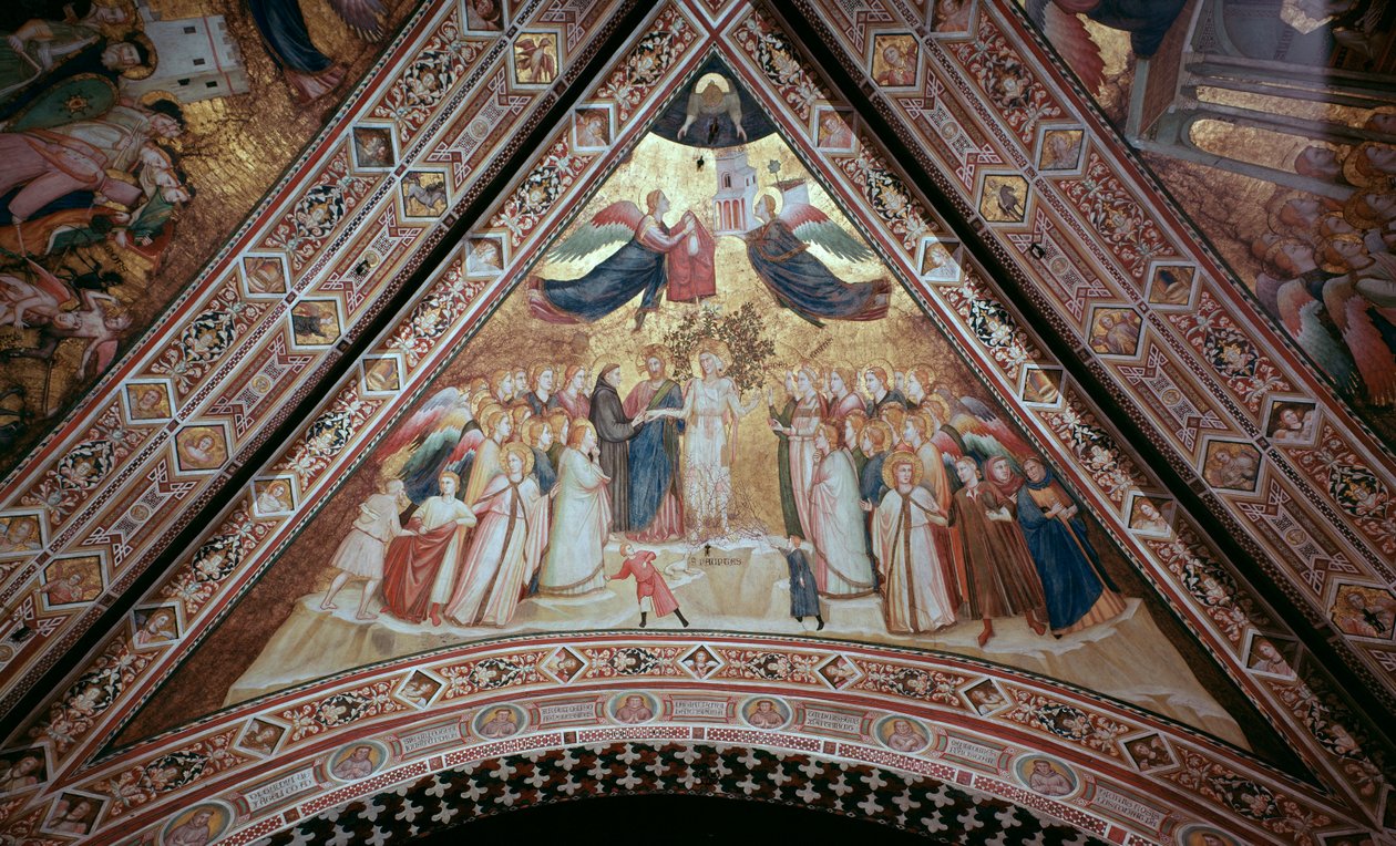 Allegory of poverty by Giotto (c.1266 1337)