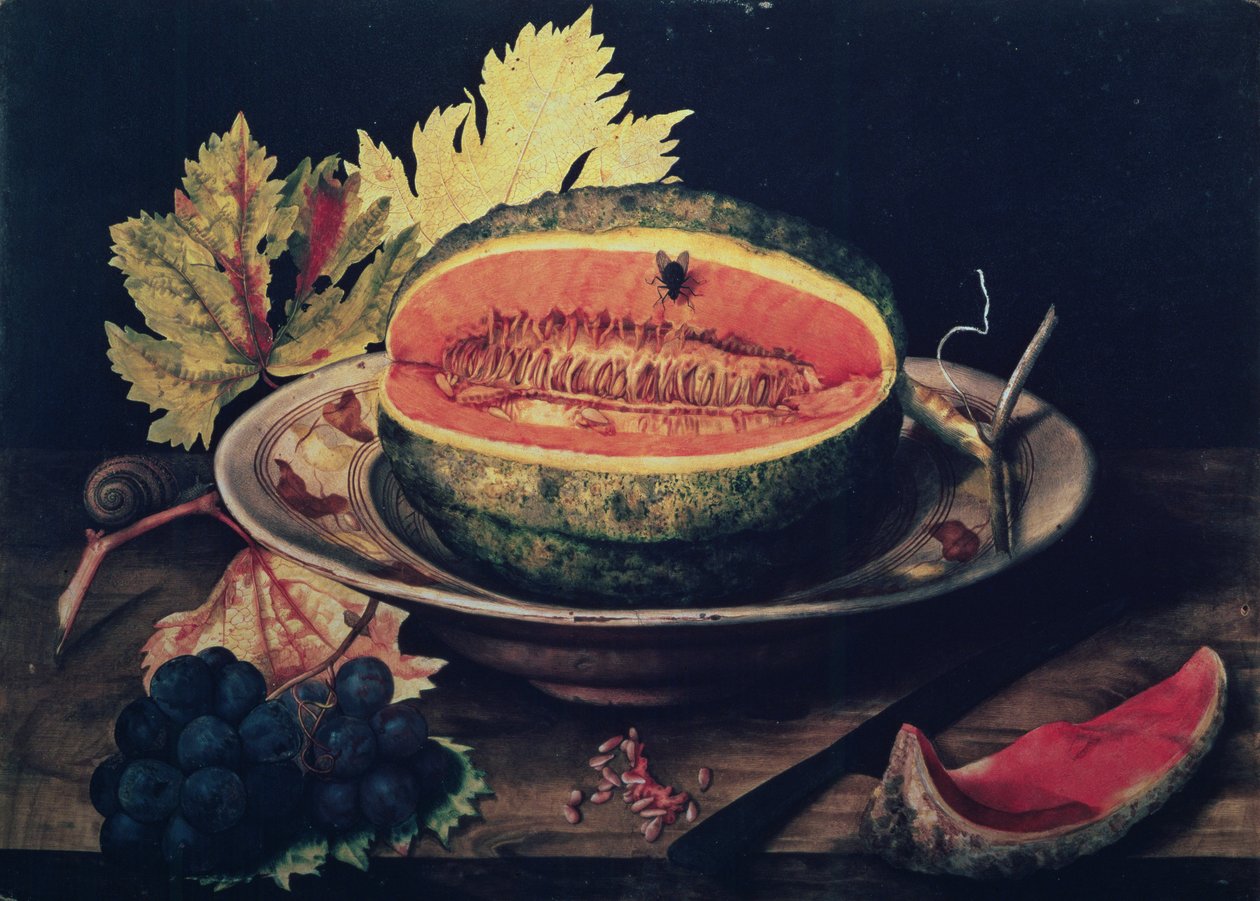 A Slice of Watermelon by Giovanna Garzoni