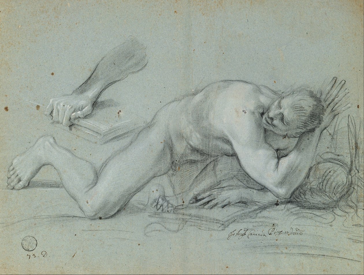 Study for a Fallen Angel by Giovanni Angelo Canini