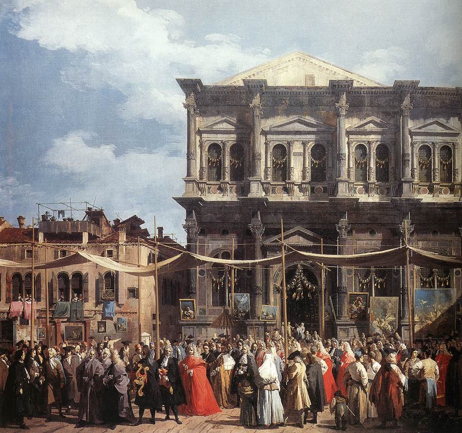 The Feast Day of St Roch by Giovanni Antonio Canal