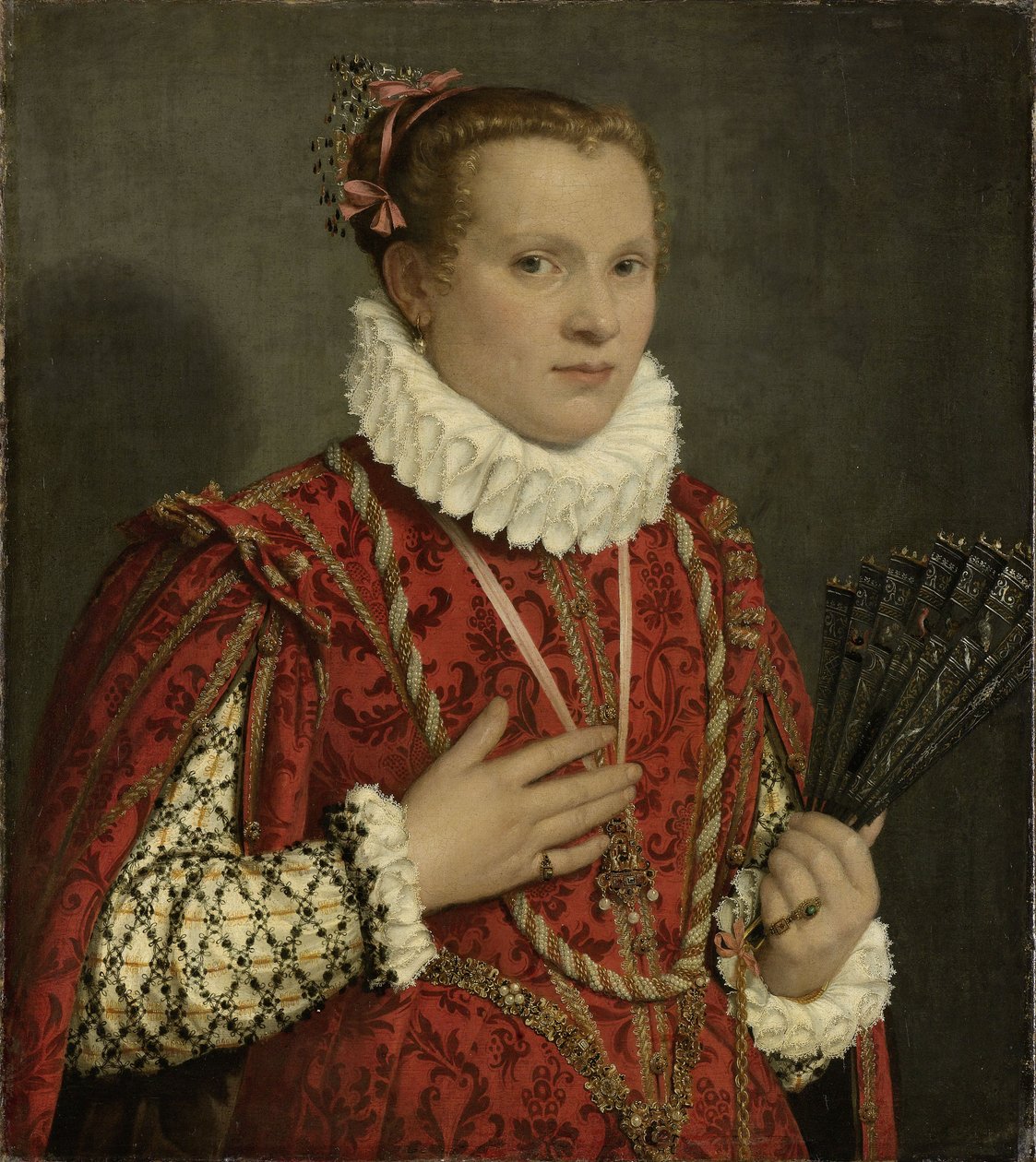Portrait of a Young Woman, 1560-78 by Giovanni Battista Moroni