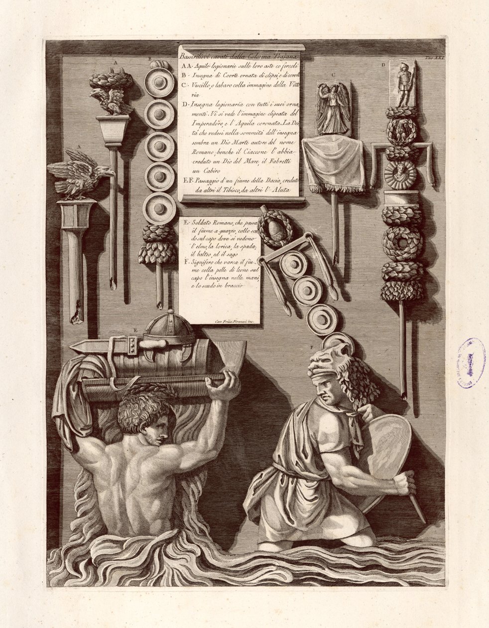 Bas-Reliefs Taken from the Trajan Column by Giovanni Battista Piranesi