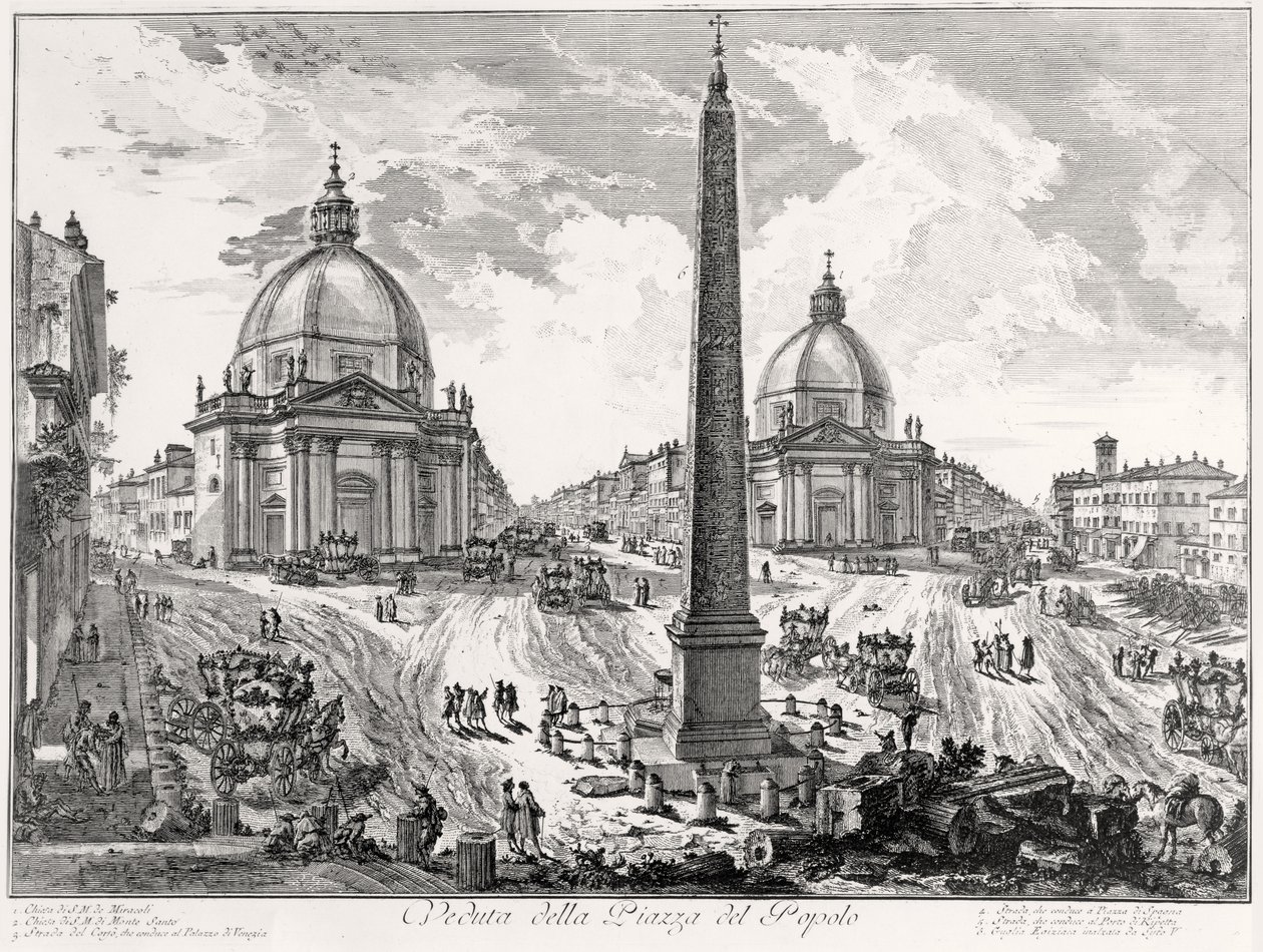 View of Piazza del Popolo by Giovanni Battista Piranesi
