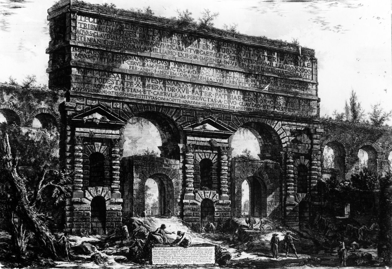 View of the Porta Maggiore, from the 
