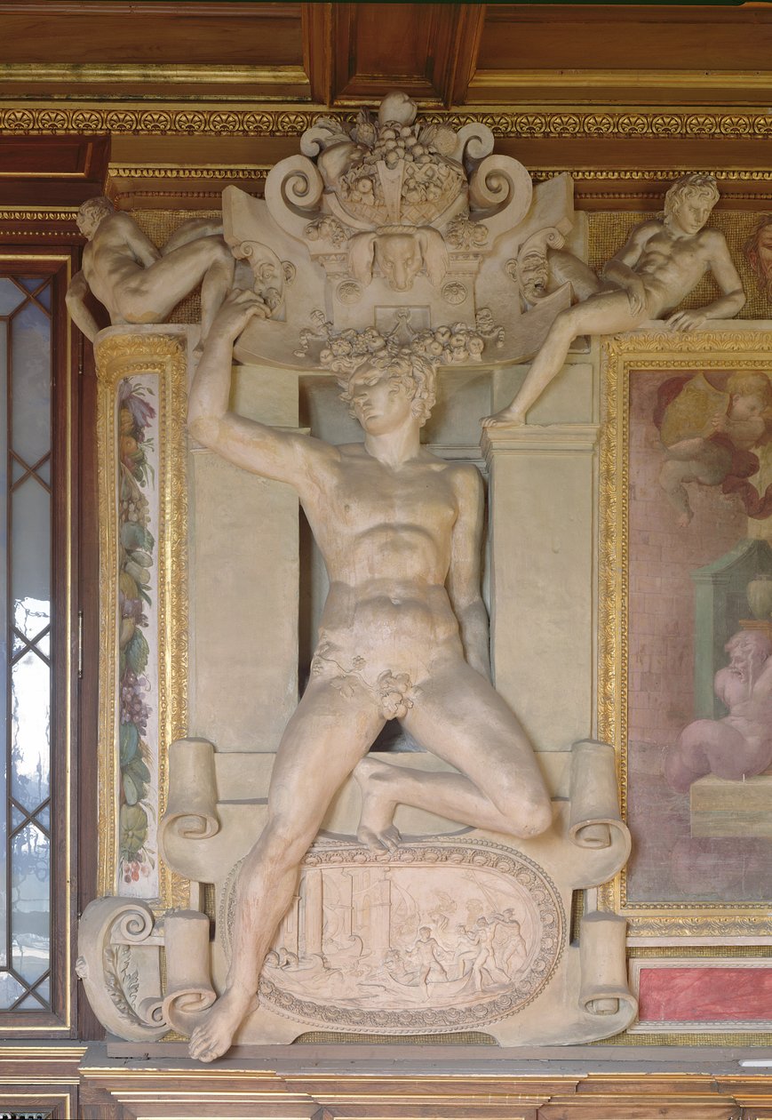 Masculine figure from the Gallery of Francois I by Giovanni Battista Rosso Fiorentino
