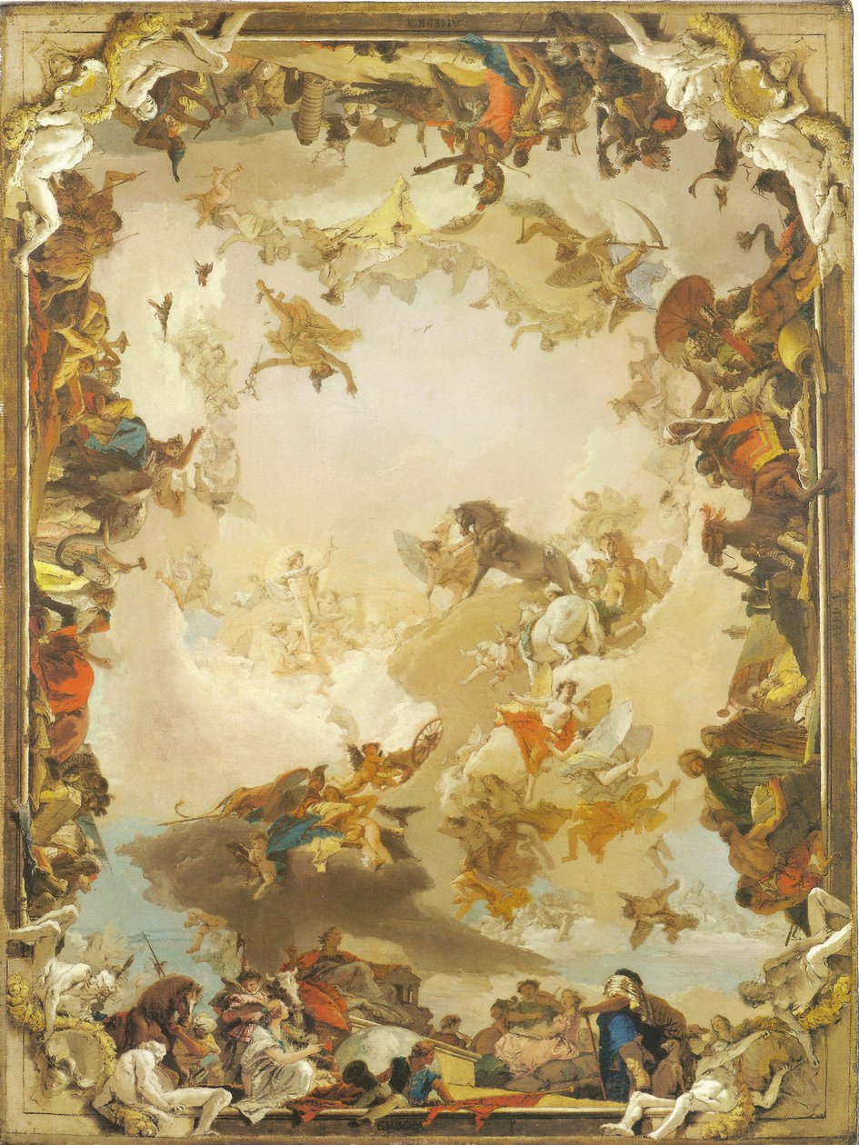 Apollo and the Four Continents by Giovanni Battista Tiepolo